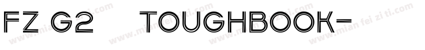 FZ G2本体 ToughBook字体转换